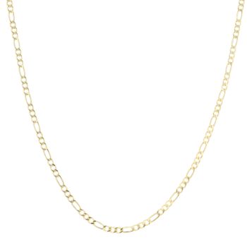 9ct Yellow Gold Figaro Chain 20"