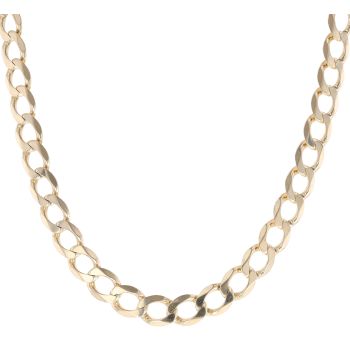 9ct Yellow Gold Curb Chain 28"