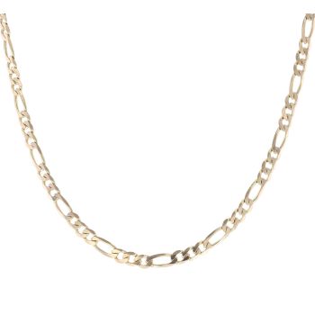 9ct Yellow Gold Figaro Chain 18"