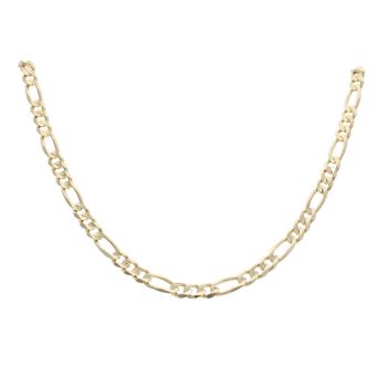 9ct Yellow Gold Figaro Chain 20"