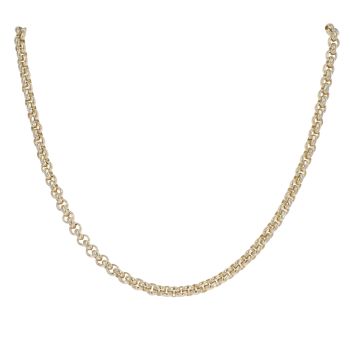 9ct Yellow Gold Belcher Chain 18"