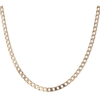 9ct Yellow Gold Curb Chain 18"