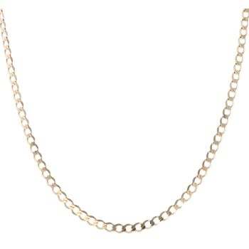 9ct Yellow Gold Curb Chain 18"