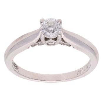 18ct White Gold 0.40ct Diamond Solitaire Ring