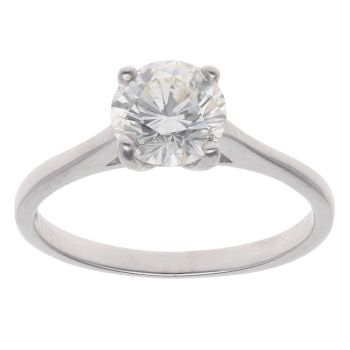 18ct White Gold 1.00ct Diamond Solitaire Ring
