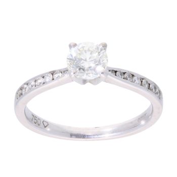 18ct White Gold 0.75ct Diamond Solitaire Ring