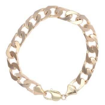 9ct Yellow Gold Curb Bracelet 8"