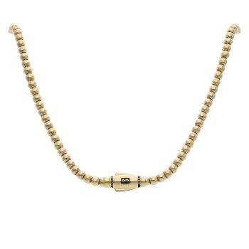 14ct Yellow Gold Monaco Bub Plain Lock Chain 24"