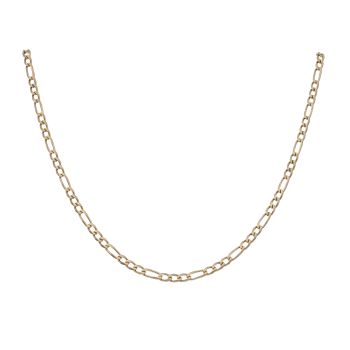 9ct Yellow Gold Figaro Chain 18"