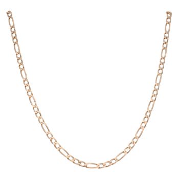 9ct Yellow Gold Figaro Chain 18"