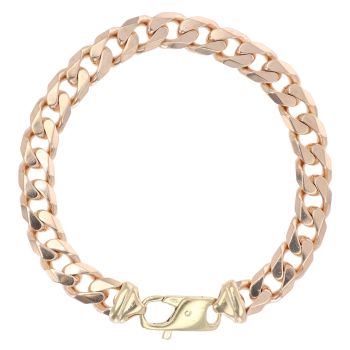 9ct Yellow Gold Curb Bracelet 8.5"