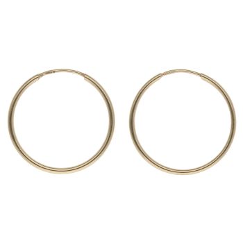 14ct Yellow Gold Hoop Earrings