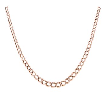 9ct Rose Gold Albert Chain 18"