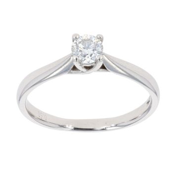 Platinum 0.50ct Diamond Solitaire Ring