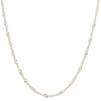 9ct Yellow Gold Twist Chain 18"