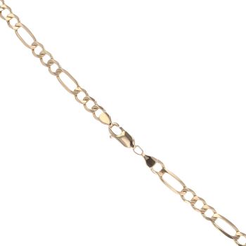 9ct Yellow Gold Figaro Chain 20"