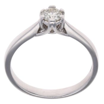 18ct White Gold 0.33ct Diamond Solitaire Ring