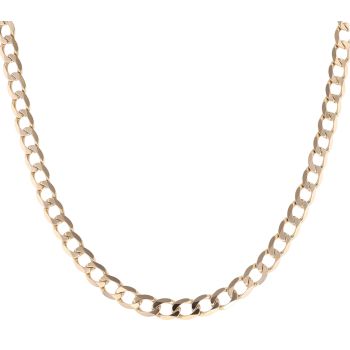 9ct Yellow Gold Curb Chain 24"