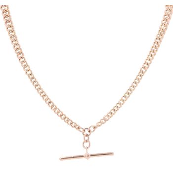 9ct Yellow Gold Albert T-Bar Chain 20"