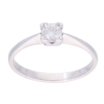 18ct White Gold 0.25ct Diamond Solitaire Ring