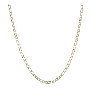 9ct Yellow Gold Curb Chain 18"