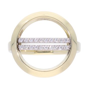 14ct Yellow Gold Fancy 0.10ct Diamond Ring