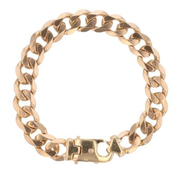9ct Yellow Gold Curb Bracelet 8.5"