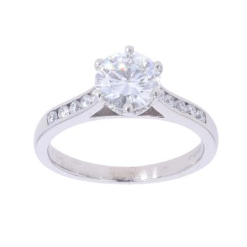 Platinum 1.20ct Brilliant Cut Diamond Solitaire Ring