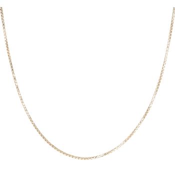 9ct Yellow Gold Box Chain 18"