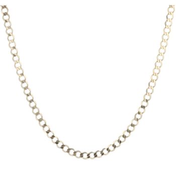 9ct Yellow Gold Curb Chain 20"