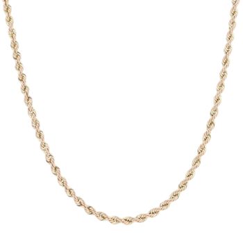 9ct Yellow Gold Rope Chain 18"