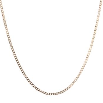 9ct Yellow Gold Curb Chain 18"