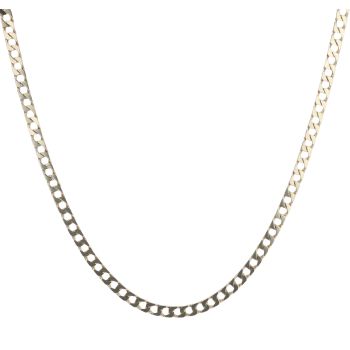 9ct Yellow Gold Square Curb Chain 28"