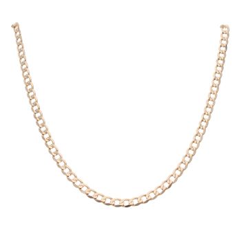 9ct Yellow Gold Curb Chain 20"