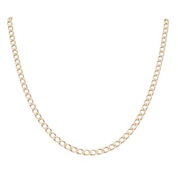 9ct Yellow Gold Curb Chain 20"
