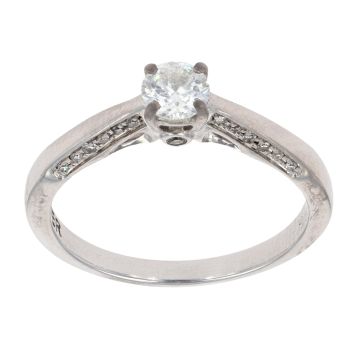 18ct White Gold 0.40ct Diamond Solitaire Ring