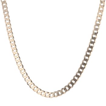 9ct Yellow Gold Curb Chain 18"