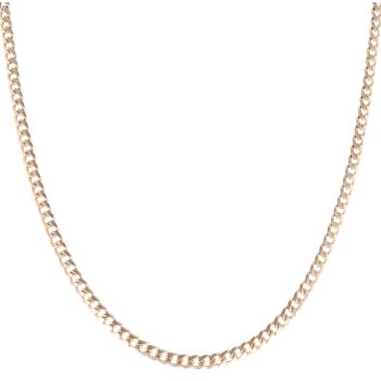 9ct Yellow Gold Curb Chain 18"