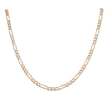 9ct Yellow Gold Figaro Chain 20"