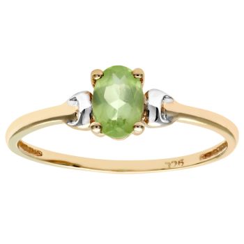 9ct Yellow Gold Peridot Ring
