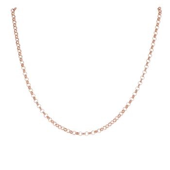 9ct Rose Gold Belcher Chain 24"