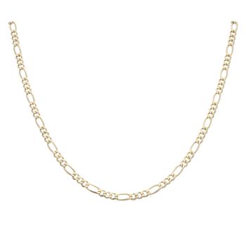 9ct Yellow Gold Figaro Chain 20"