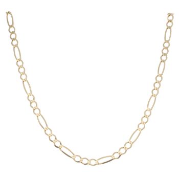 9ct Yellow Gold Figaro Chain 20"