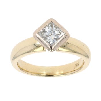 14ct Yellow Gold 0.75ct Diamond Solitaire Ring