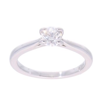 18ct White Gold 0.45ct Diamond Solitaire Ring