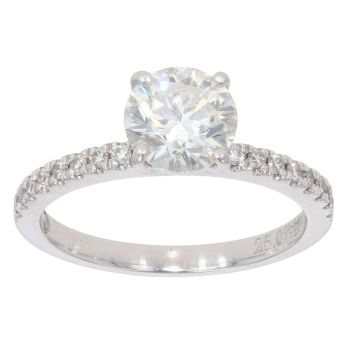 Platinum 1.30cts Brilliant Cut Diamond Solitaire Ring