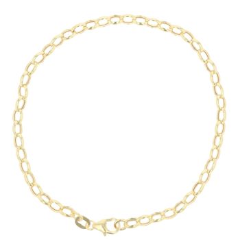 9ct Yellow Gold Belcher Bracelet 7.5"