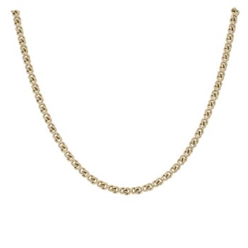 9ct Yellow Gold Fancy Chain 16"