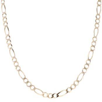 9ct Yellow Gold Figaro Chain 18"