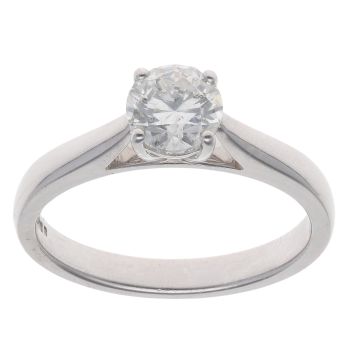 Platinum 1.00ct Diamond Solitaire Ring